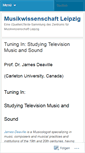 Mobile Screenshot of musikwissenschaft-leipzig.com